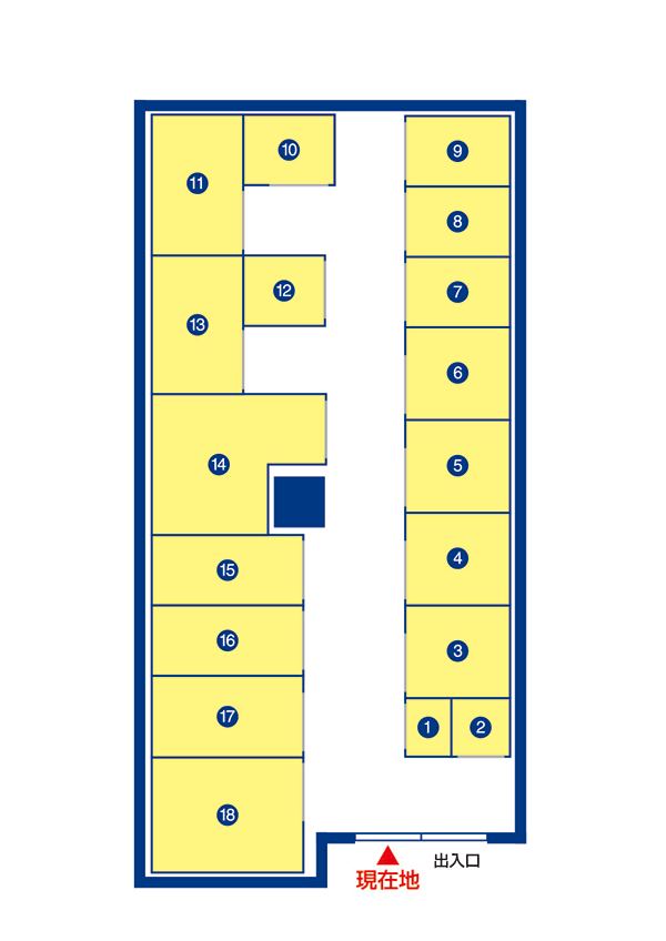 トランクルーム広島庚午南店　案内図