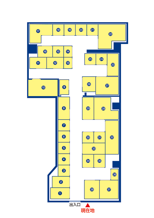 トランクルーム広島東雲本町店　案内図