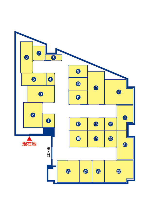 トランクルーム広島長束店　案内図