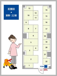 トランクルーム瀬谷橋戸店　案内図