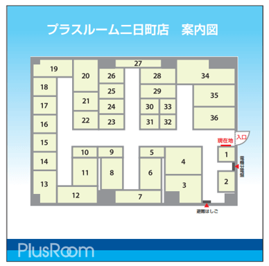 トランクルーム仙台二日町店　案内図