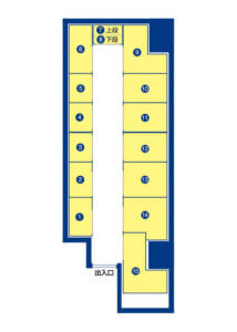 広島呉本通店案内図