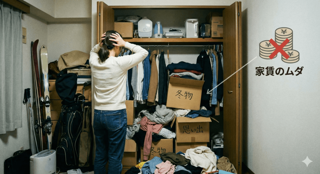 不要なものに無駄な家賃払ってませんか?