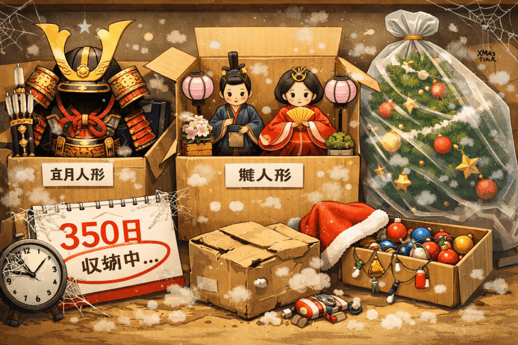 季節物の保管自宅で消耗していませんか？