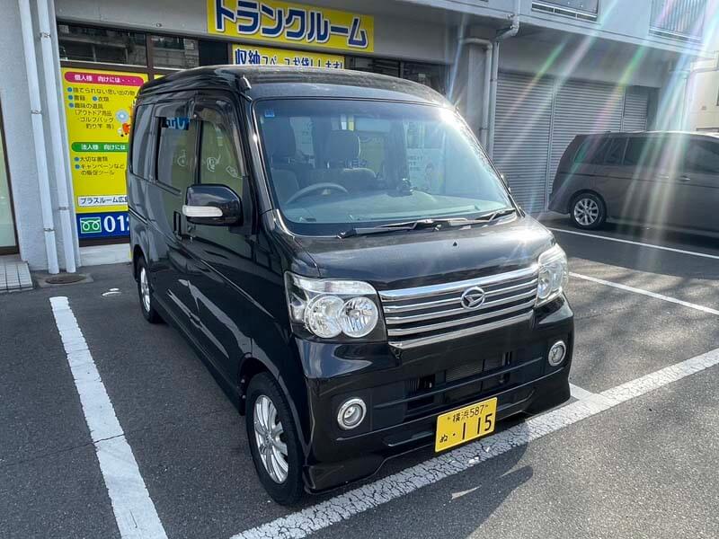 トランクルーム広島八木店専用駐車場駐車後