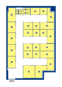 広島庚午中店配置図