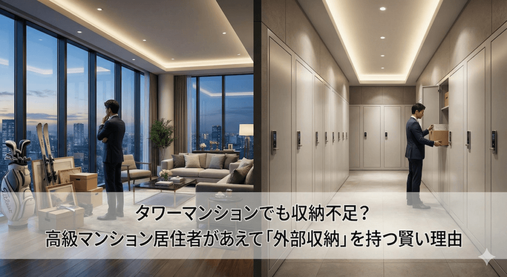 タワーマンションでも収納不足？