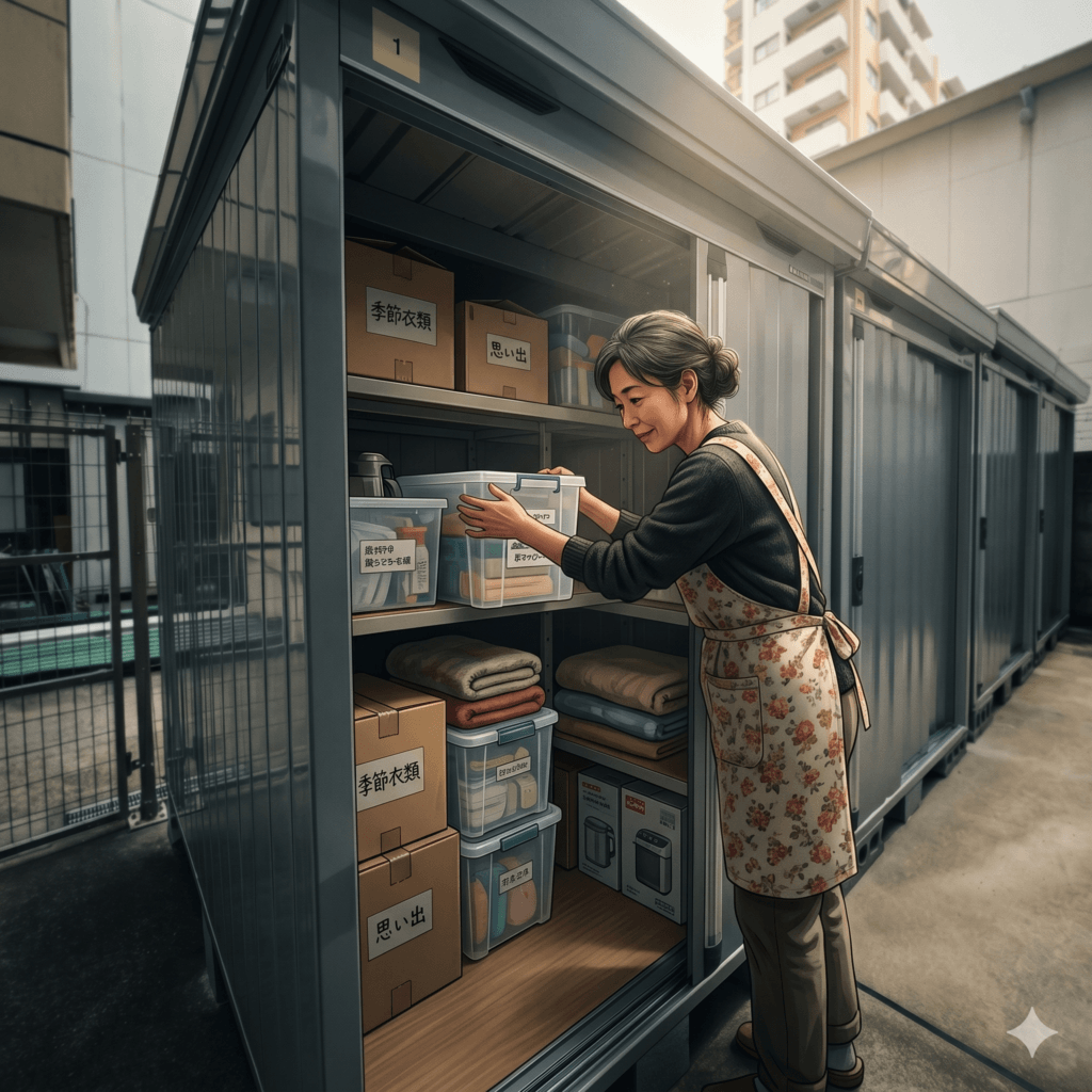 貸し物置でご自宅をスッキリさせませんか？