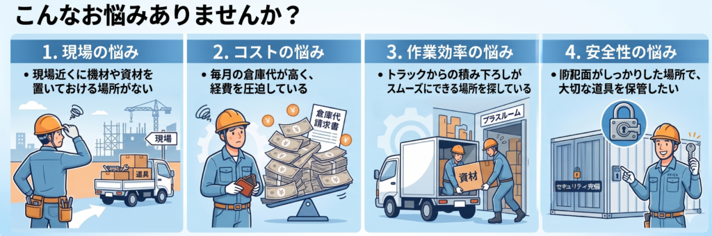 鶴見駅周辺で資材の保管をお探しの方へ、