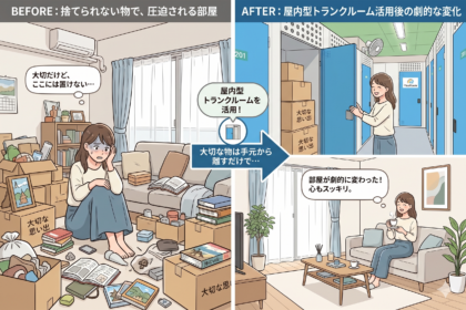 トランクルームを活用して解決できる