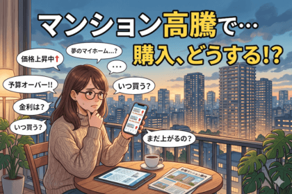 マンション高騰で引っ越しに迷う