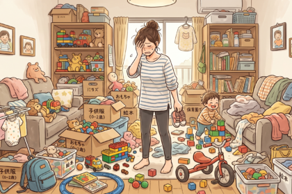部屋が散らかっている