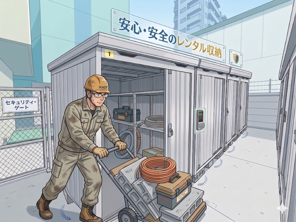 トランクルームは安心できる保管スペース