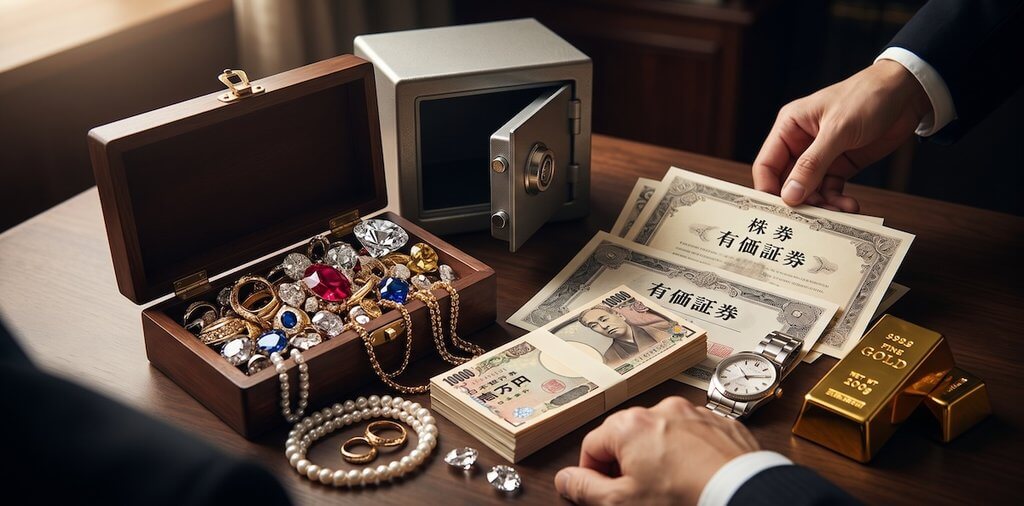 宝石・貴金属・現金・有価証券などの貴重品などは預けられません
